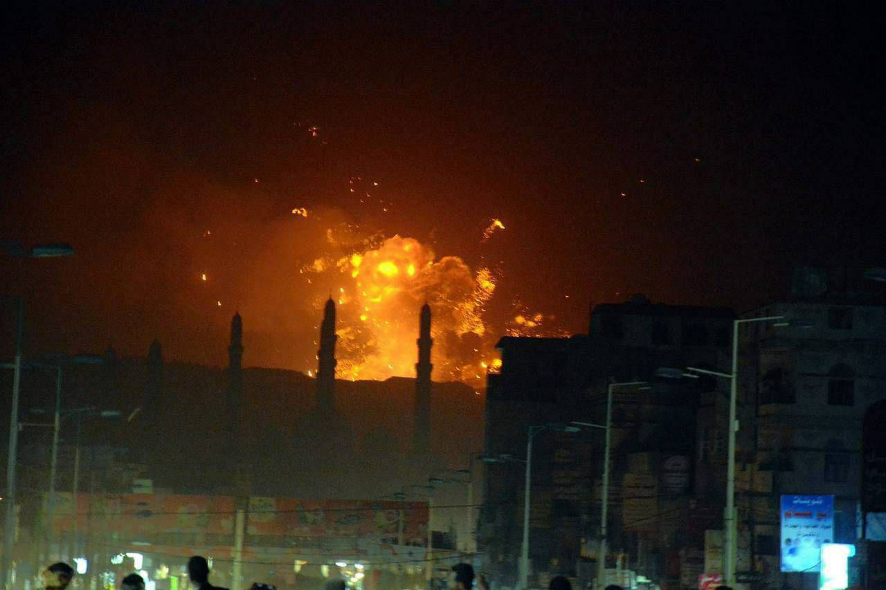 قصف على اليمن